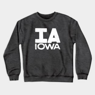 IA Iowa State Vintage Typography Crewneck Sweatshirt